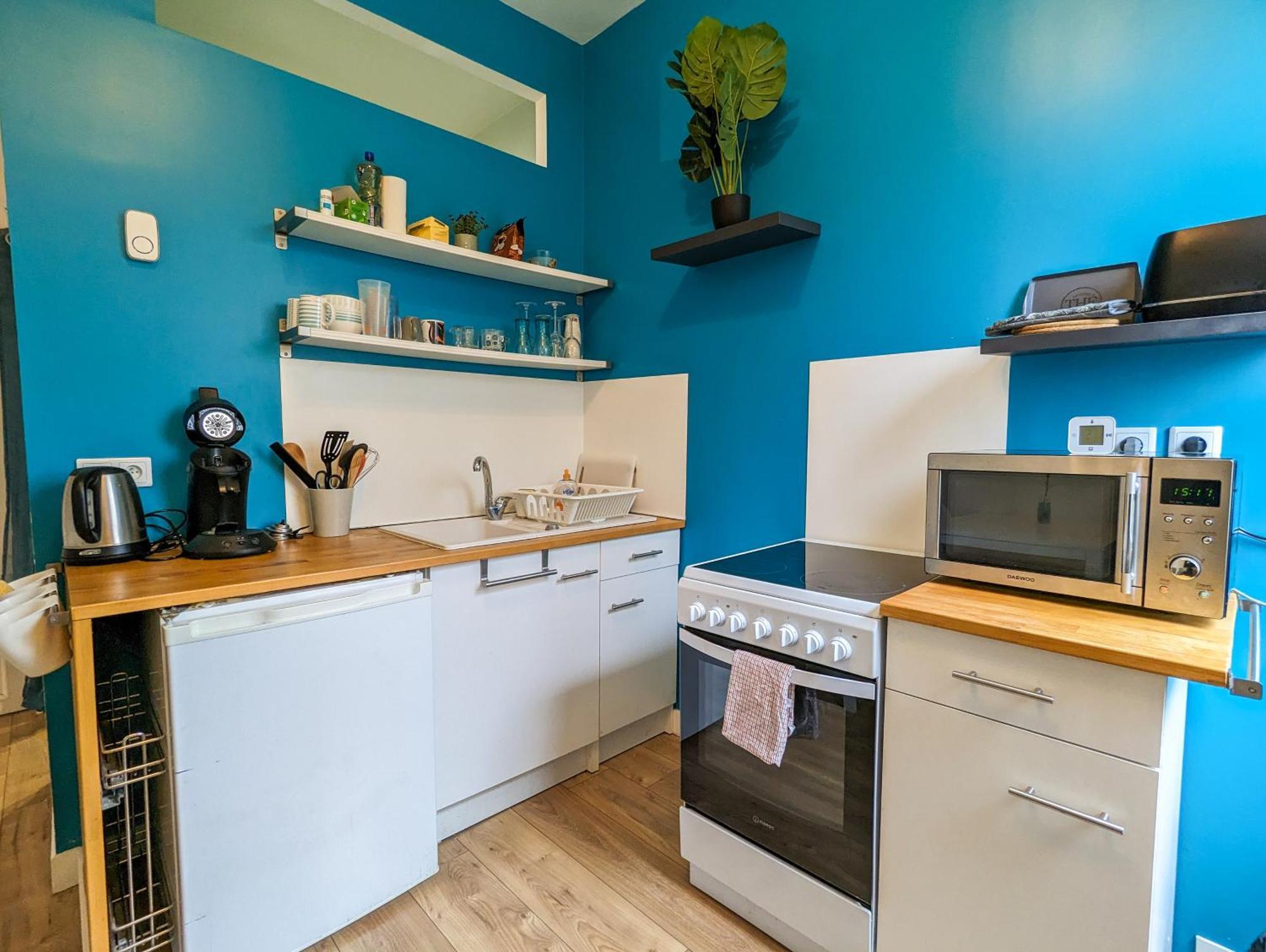 Le Cocon Bleu - Appartement Calme - Parking Gratuit - Fibre 阿拉斯 外观 照片